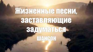 ДУШЕВНЫЙ ВОКАЛ|Жизненные песни, заставляющие задуматься|СЛУШАТЬ ШАНСОН