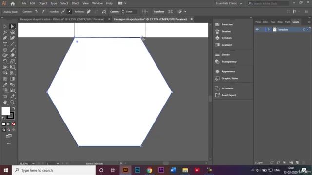 12. Hexagon shaped packaging