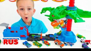 🍿 Влад и Ники играют в Ultimate Garage | Hot Wheels City