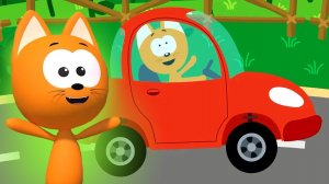 😸 Котёнок Котэ 🚗 — Медленно и быстро 🐌💨 — Развивающие и обучающие песенки для детей