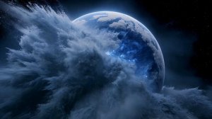 Лунные дожди в каньоне- Кинематографическая эмбиент-музыка и атмосфера инопланетного водопада - 4K