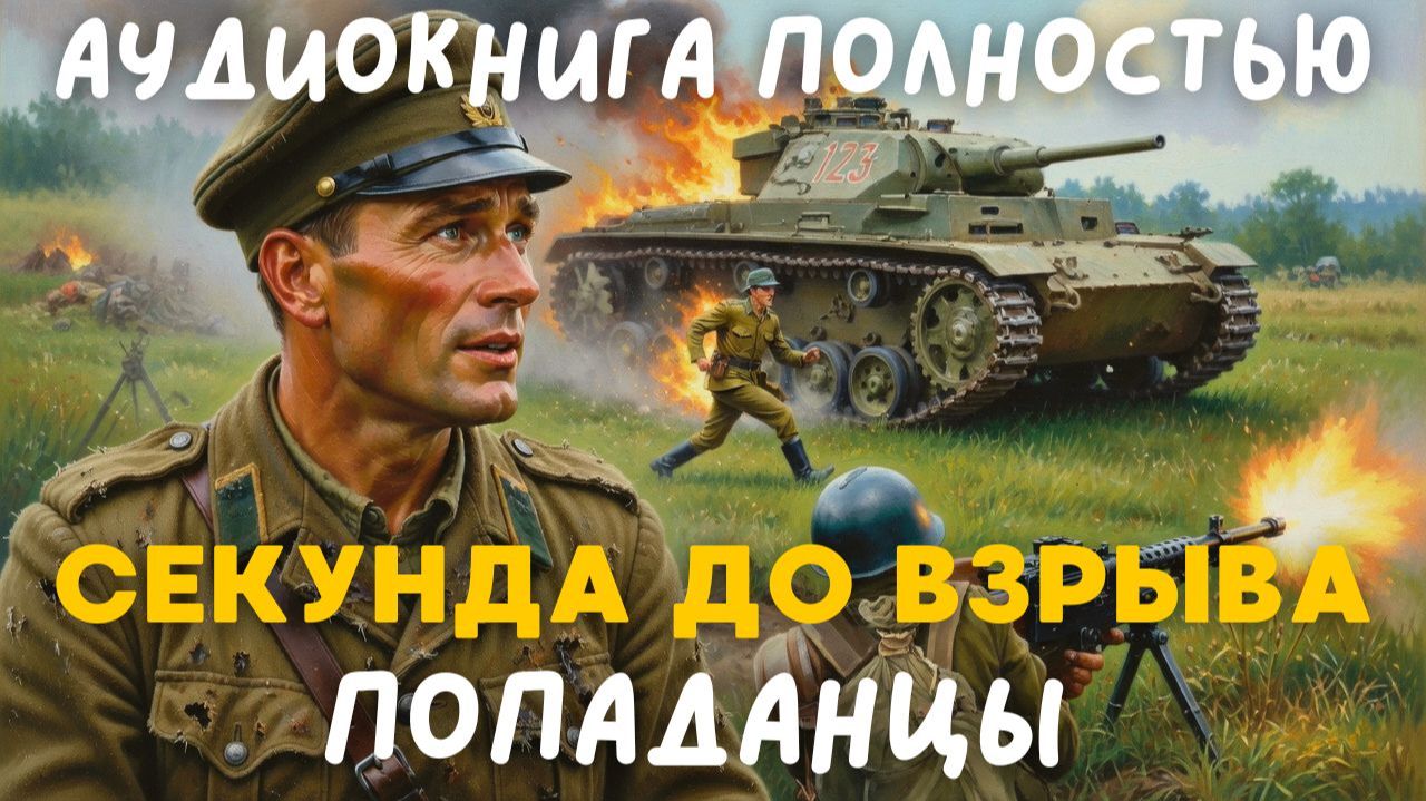 АУДИОКНИГА ПОЛНОСТЬЮ: СЕКУНДА ДО ВЗРЫВА / ПОПАДАНЦЫ