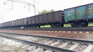 грузовой поезд вл80
