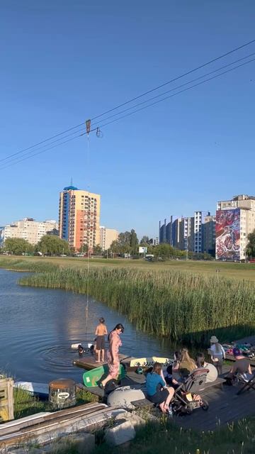 Катание на вейкборде в Бресте