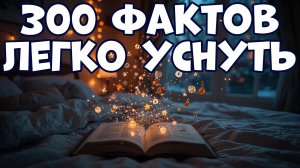 300 СПОКОЙНЫХ ФАКТОВ, ПОД КОТОРЫЕ ЛЕГКО УСНУТЬ