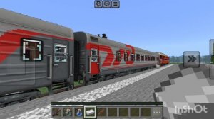Играю с друзьями RZD mods в Майнкрафт