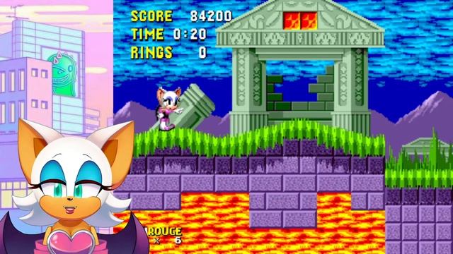 Fun Friday #288 Rouge the Bat in... Sonic 1!_720p смотреть онлайн