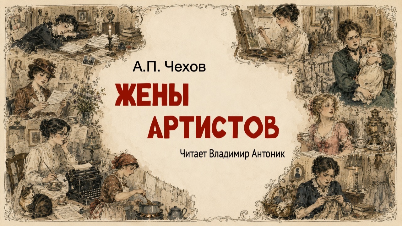 «Жены артистов». А.П. Чехов. Аудиокнига. Читает Владимир Антоник