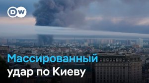 Массированный удар по Киеву - тысячи жителей города провели ночь в метро