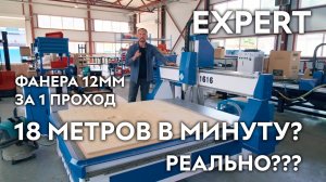 Можно ли кроить фанеру 12мм за 1 проход на скорости 18 метров в минуту?🤔