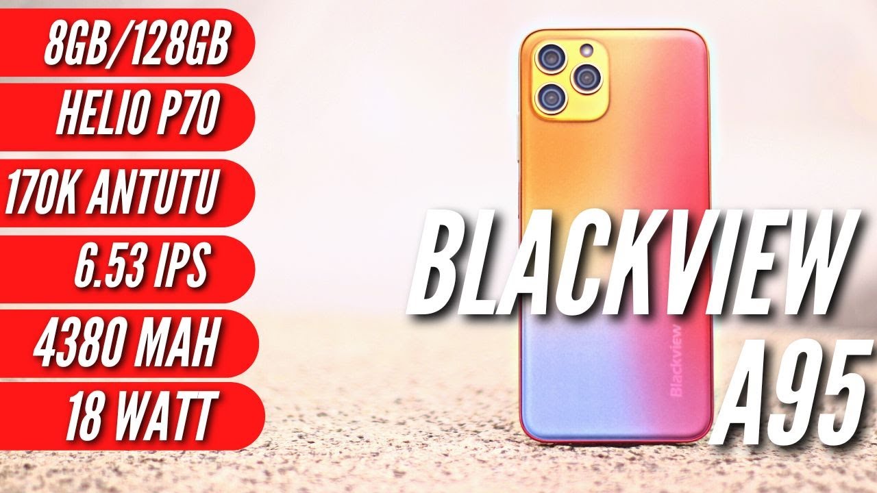 8GB/128GB за 10000 руб. BLACKVIEW A95. 170k ANTUTU смотреть онлайн