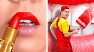 Если бы косметика ожила 💄😳 странные ситуации из жизни
