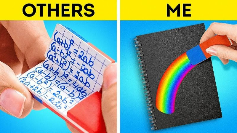 ГЕНИАЛЬНЫЕ ШКОЛЬНЫЕ ЛАЙФХАКИ, КОТОРЫЕ ВЫ ЖЕЛАЛИ ЗНАТЬ РАНЬШЕ смотреть онлайн