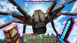 Выжить с ГИГАНТСКИМ ПАУКОМ в LEGO Minecraft! ｜ Анимация Майнкрафт