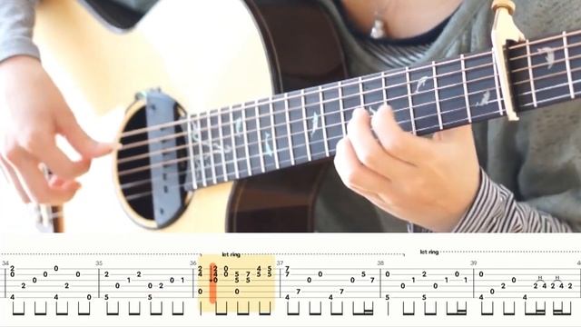 BEAUTY AND THE BEAST Kanaho на Гитаре. Уроки Гитары. Ноты и табы для Гитары Agape Guitar смотреть онлайн
