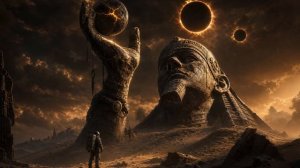 you found what the gods left behind on a dead world (deep dark atmosphere)