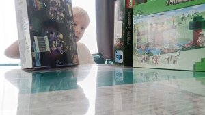 Я собрал Lego minecraft. Часть 1