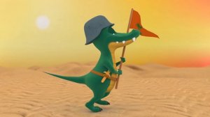 Einst zog ein Krokodil  Lied für Kinder | HeyKids Kinderlieder TV