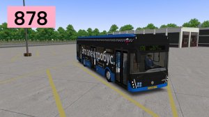OMSI 2:Электробус №878 Метро Тёплый стан - МЦД Кокошкино