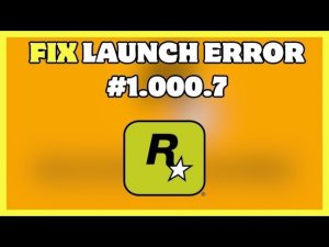 Устранение ошибки #1.000.7 в Rockstar Games Launcher