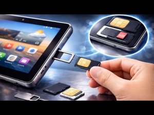 SIM-карта в планшете - куда и как вставлять