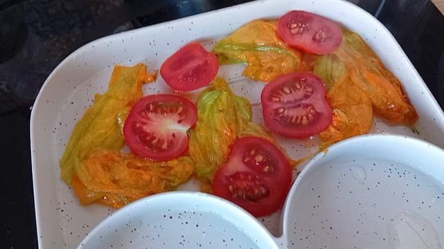 Жарю цветы тыквы
