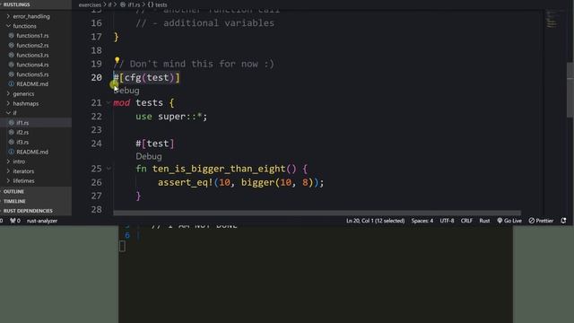 Язык Rust, урок 2 If, for, loop, while, fn, rustlings, бинарный поиск, overflow, match, clippy, те смотреть онлайн