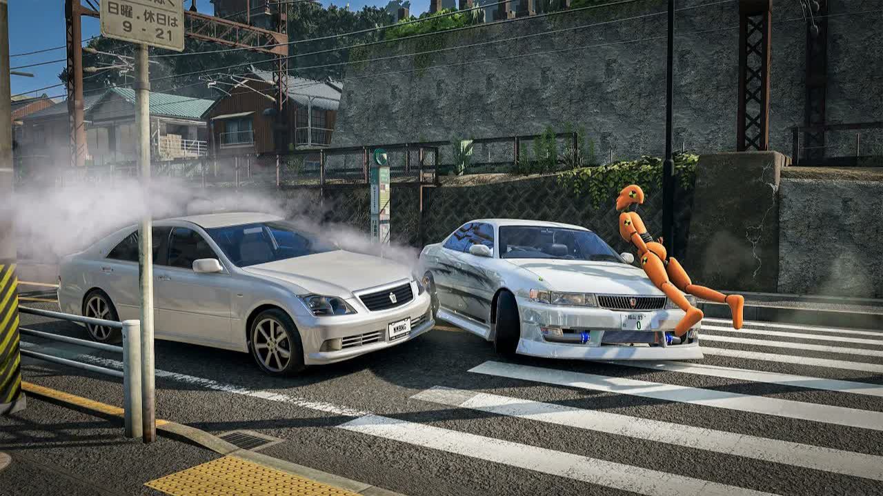 ШАШКИ НА РУЛЕ ПО ЯПОНИИ С ТРАФИКОМ В БИМКЕ ｜ BeamNG drive смотреть онлайн