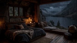 🌧️ НОЧНЫЕ ЗВУКИ ДОЖДЯ ИЗ УЮТНОЙ СПАЛЬНИ ДЛЯ СНА И РАССЛАБЛЕНИЯ | ШУМ ДОЖДЯ ДЛЯ ЗАСЫПАНИЯ