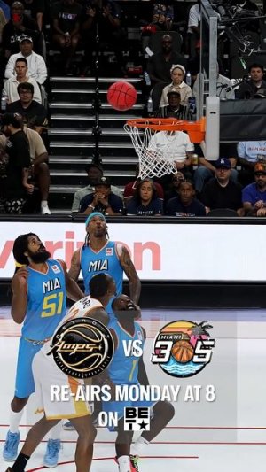 Run it back tonight on BET. Chicago vs DMV and Miami vs Detroit, 8PM  #big3 #3v3