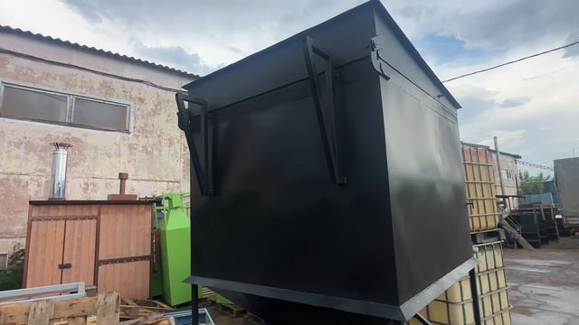 Бункер пеллетный уличный 6 мЗ
