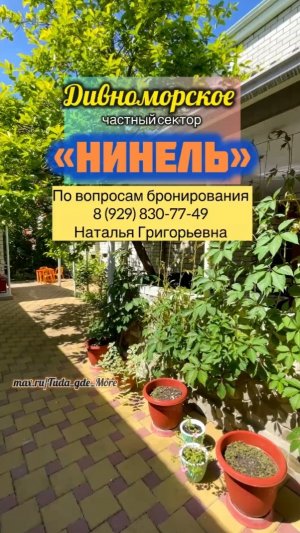02-07-2026Дивноморское, гостевой дом «Нинель»