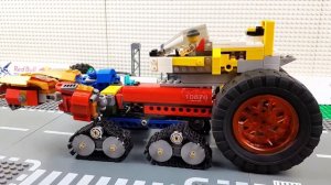 Лего Экспериментальные полицейские машины LEGO, пожарная машина, поезда, бетономешалка Видео детям