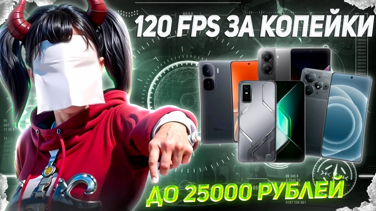 🔥120 FPS СМАРТФОНЫ ДЛЯ ИГРЫ В PUBG MOBILE