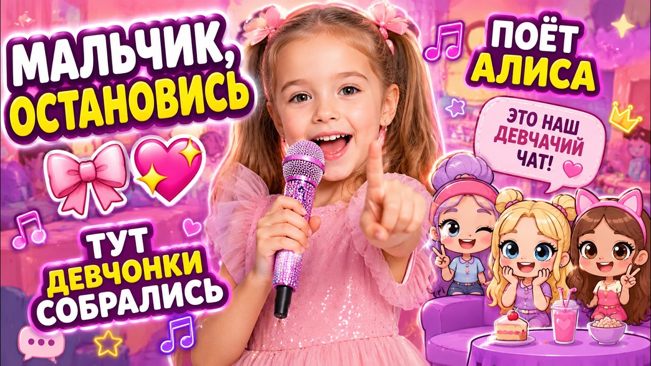 МАЛЬЧИК, ОСТАНОВИСЬ 🎀💖 ТУТ ДЕВЧОНКИ СОБРАЛИСЬ | ПОЁТ АЛИСА смотреть онлайн