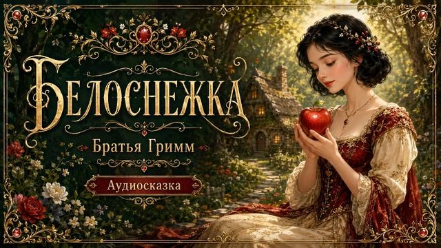 "Белоснежка" Братья Гримм | Слушать сказки перед сном | Аудиосказки | Рассказы для малышей |
