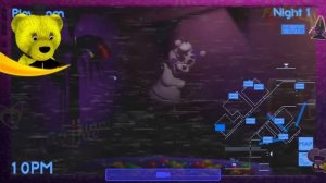 Радужная Марионетка Лезет из Телевизора  FNAF Return of The Phantom