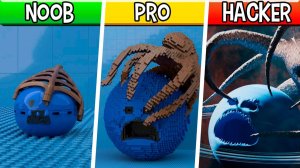LEGO Патриция АТАКУЕТ  Нептуна - Noob, Pro, HACKER! Восстание Луны