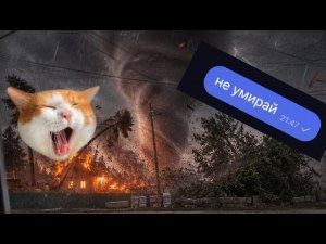Пранк над другом в переписке про торнадо