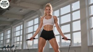 Энергия и сила: девушка в спортзале | Тренировка для всех