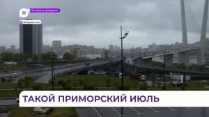 Во Владивостоке ожидается прохладный июль