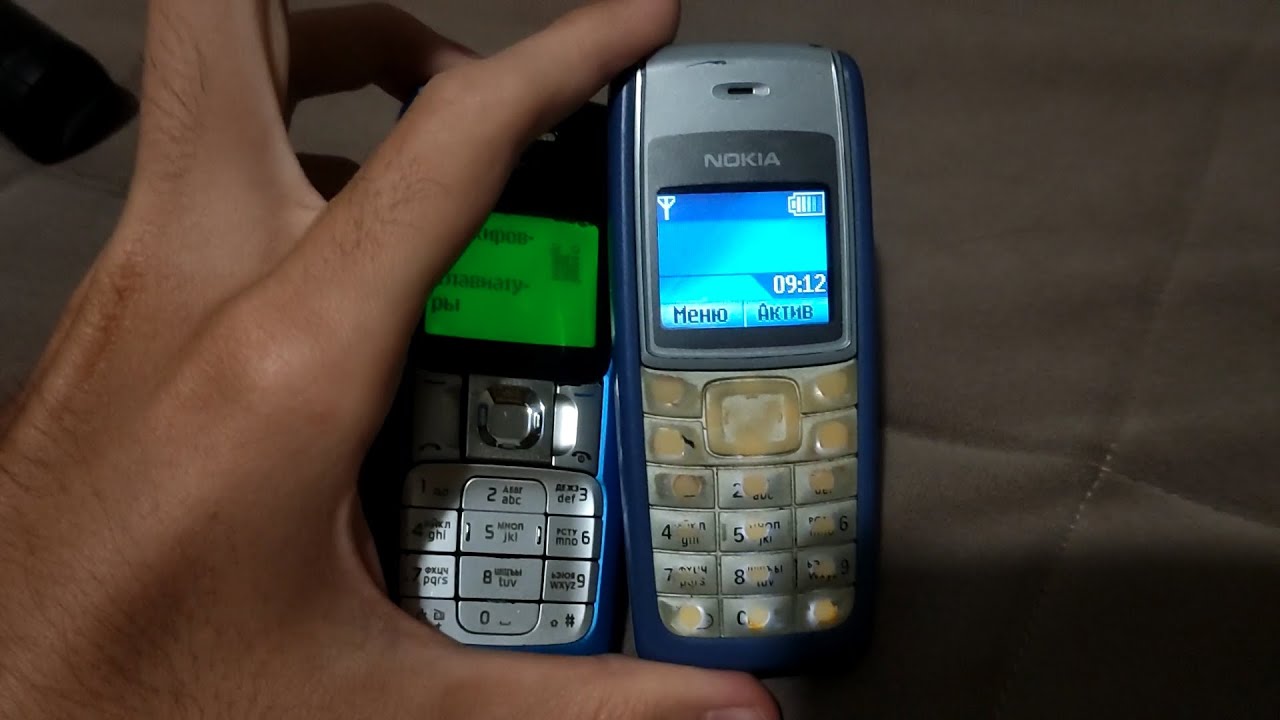 Цветной Nokia 1110 и не цветной Nokia 2310 смотреть онлайн