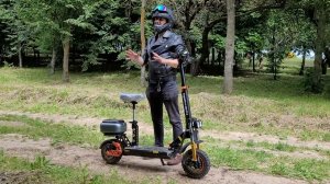 Kugoo Kirin M5 Pro 2024 обзор и тест-драйв лучшего недорого электросамоката с сиденьем.