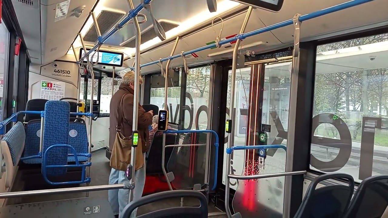 Электробус№С922 Варшавское Шоссе Дом 124-Метро Чертановская Поездка на Электробусе КАМАЗ 52222 смотреть онлайн