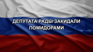 Депутата Рады закидали помидорами