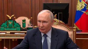 Владимир Путин провел встречу с главой ВТБ Андреем Костиным.