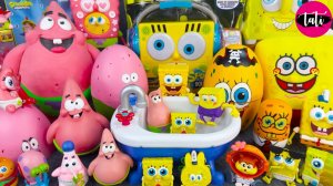 Играем в игрушки из мультика Спанч Боб и другие. Мультфильм для детей. ASMR АСМР