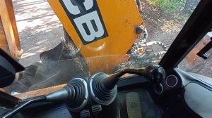 JCB 4cx 3cx погрузчик экскаватор.органы управления.знакомство с кабиной.управление/эксплуатация