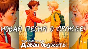 ДАВАЙ ДРУЖИТЬ! Новая детская песня о дружбе. Весёлая песня про детскую дружбу.