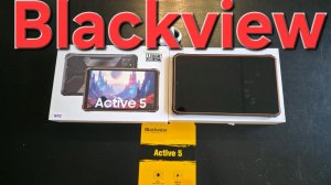 Blackview Active 5. Unboxing. Реальная распаковка